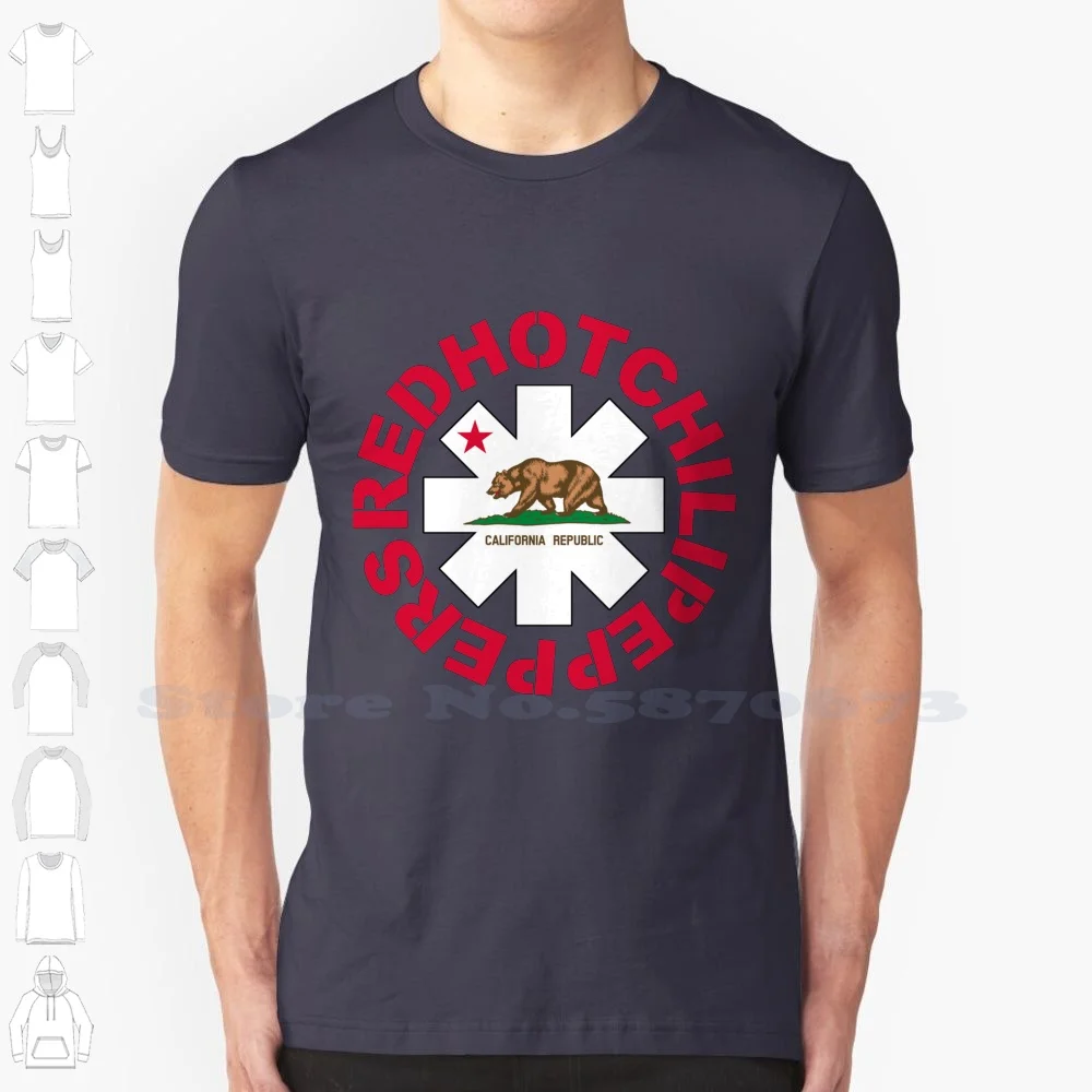 Chili California Peppers Cool Design Trendy T Shirt Tee Rainbow Pepper Peppers Chili Music Band Funky Group