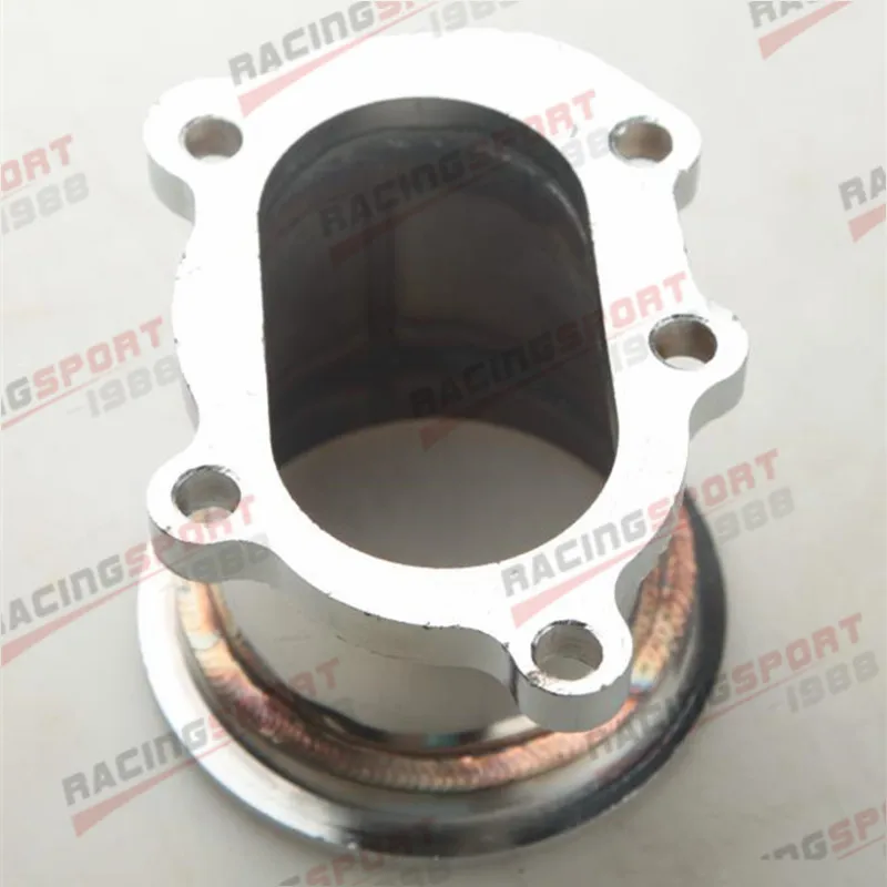

5 Bolt 3'' 76mm V Band to GT25R GT28R Exhaust Downpipe Flange Converts Adapter