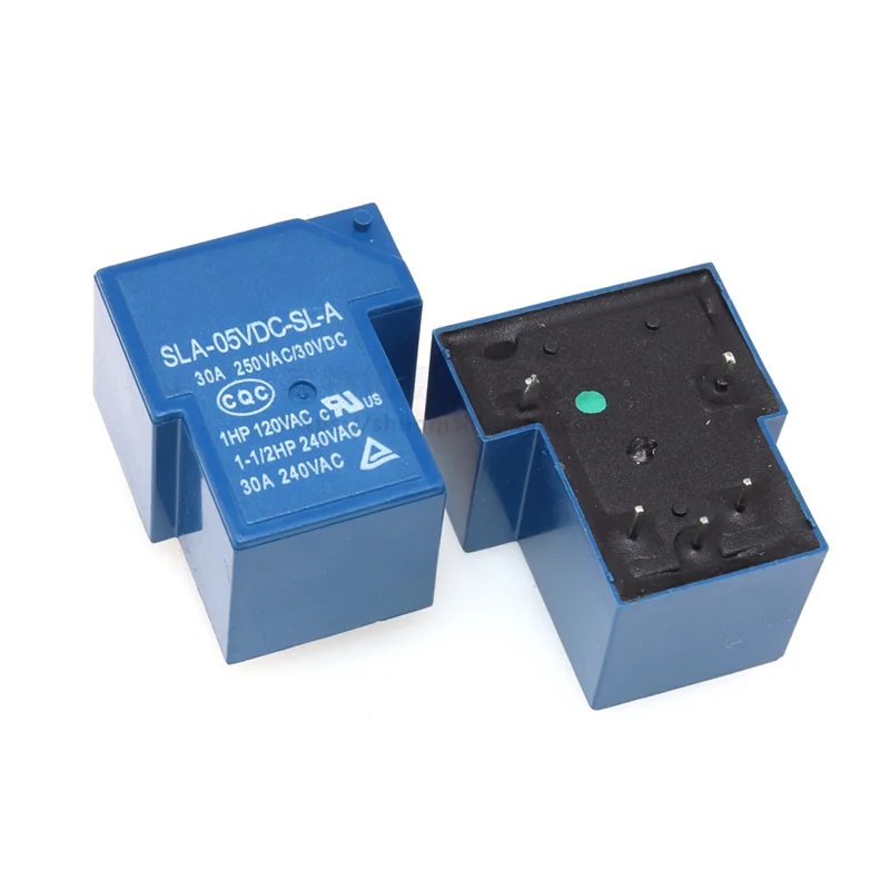 2PCS/lot Power Relay SLA-05VDC-SL-A SLA-12VDC-SL-A SLA-24VDC-SL-A SLA-48VDC-SL-A 5V 12V 24V 48V 30A 5PIN T90