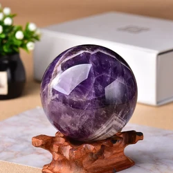 Boule de massage Reiki en pierre naturelle polie, 1 pièce, globe, guérison, décoration de la maison, cadeaux exquis, cadeau souvenir