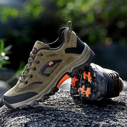 Chaussures de randonnée en plein air pour hommes, baskets portables confortables, bottes de trekking imperméables, mode de voyage