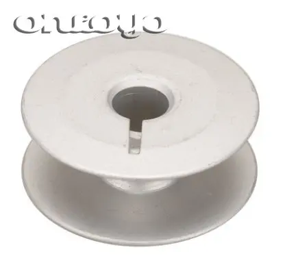 Industrial Sewing Machine Parts Large Bobbin 18034A Aluminum With Cut For 0318 0302 Flat Machine Diameter 25.5mm Height 10.8mm