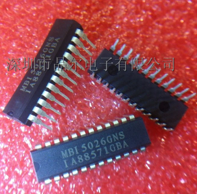 Mxy MBI5026GN MBI5026 DIP 16-bit Constant Current LED Sink Driver  NEW integrated circuit IC chip 20pcs/lot