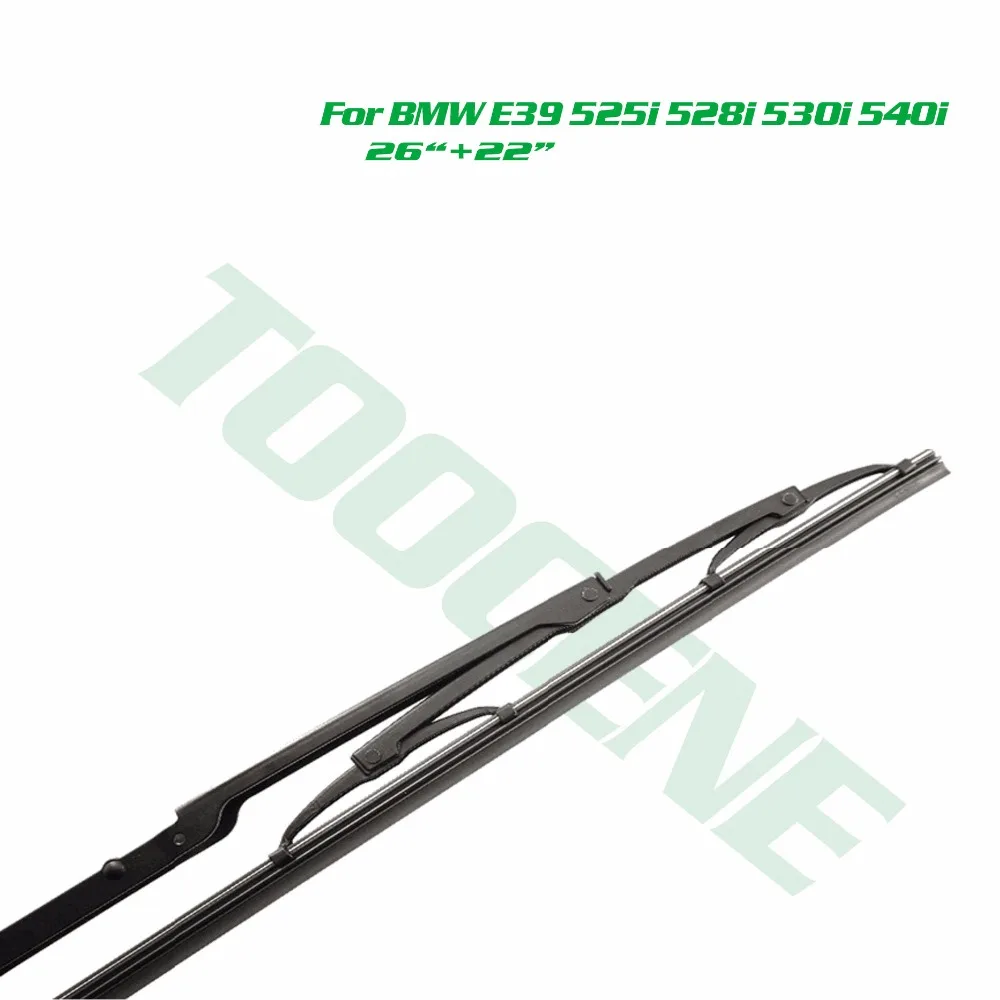 Windscreen Special Traditional Wiper Blade For BMW E39 525i 528i 530i 540i Windshield Car Accessories brackets wipers 22