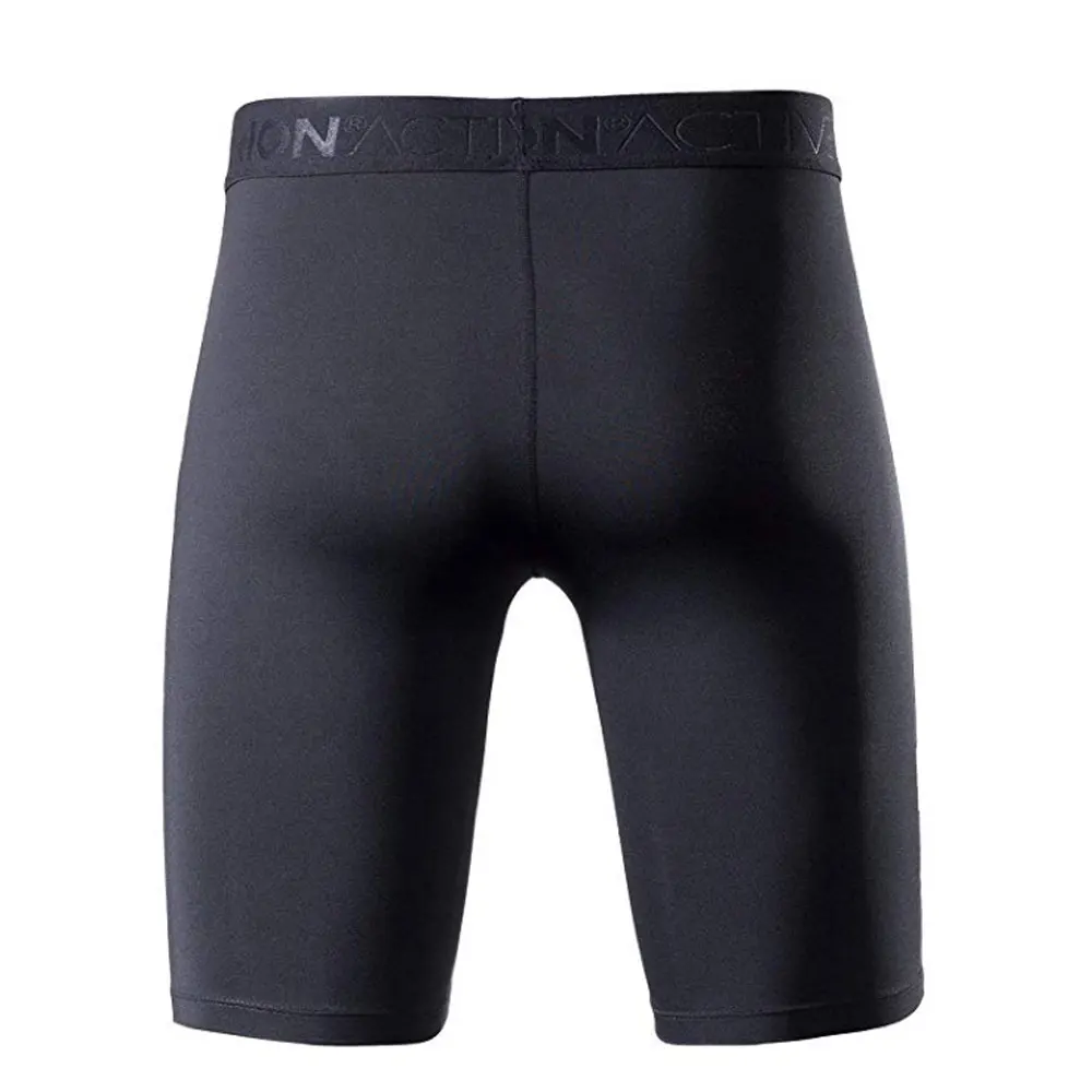 RION-pantalones cortos de compresión para hombre, ropa interior deportiva de secado rápido, para gimnasio, Fitness y entrenamiento