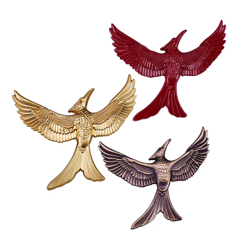 Hunger Game Phoenix Cartoon Brooch Metal Enamel Lapel Badge Collect Denim Jacket Backpack Pin Children Fashion Jewelry Gifts