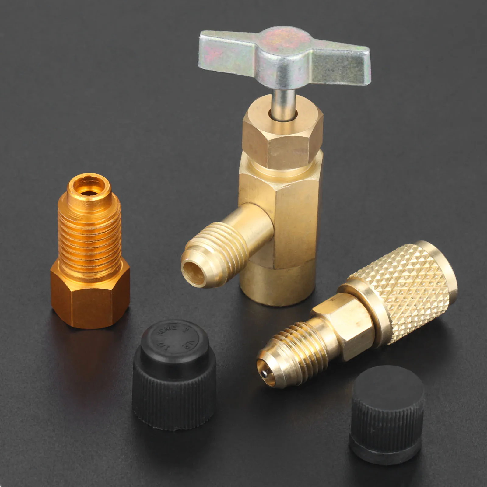 5Pcs R1234yf Refrigerant Can Tap 1/2