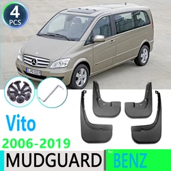 for Mercedes Benz Vito Viano V Class 2006~2019 W639 639 W447 447 Mudguard Mud Flaps Guard Splash Flap Mudguards Car Accessories