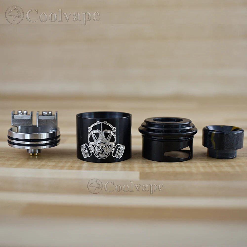 نهاية العالم RDA GEN 2 RDA 24 مللي متر البخاخة مع squonk BF دبوس لفائف واحدة أو لفائف مزدوجة قابلة لإعادة البناء خزان ل 510 موضوع vape تعديل