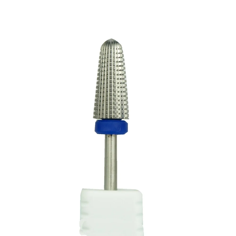Neue! 5in1 Verjüngt Sicherheit Hartmetall Nagel Bohrer Mit Cut Bohrer Hartmetall Fräsen Cutter Maniküre Entfernen Gel Nägel Zubehör – Detail 12