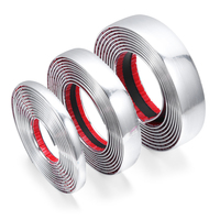 13M Exterior Car Styling Auto Self Adhesive Side Door Chrome Strip Moulding Decoration Bumper Protector Trim Strip 6MM - 30MM