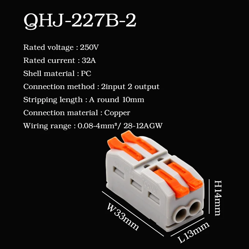 Kabel Connector, Mini Terminal, Splitter Dirigent, Led Lichtbron Connector, Schroef Vaste Basis