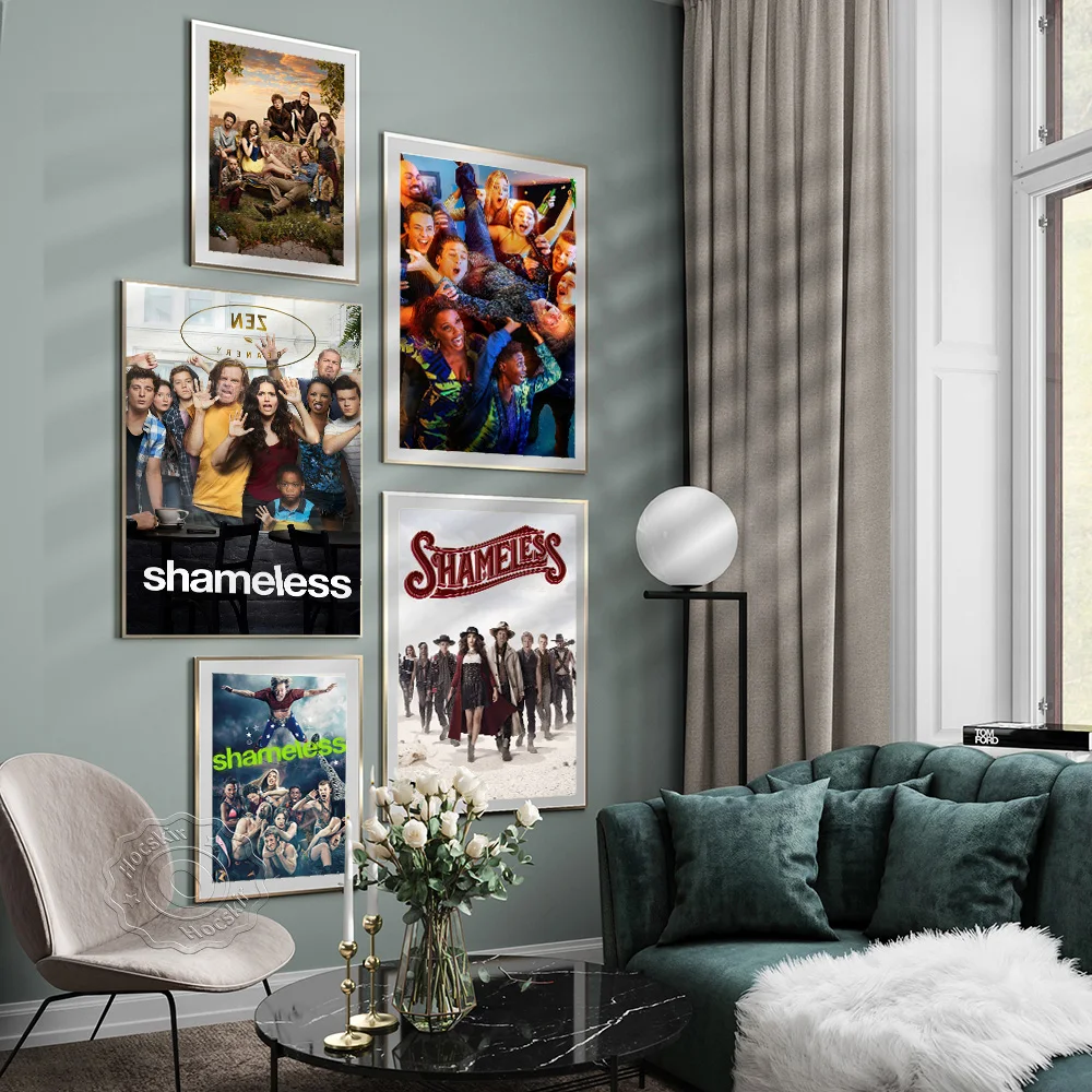 

Shameless Teleplay Art Poster, Frank Gallagher Fiona Gallagher Role Prints, John M Wells Director Works Mural, Fans Wall Decor