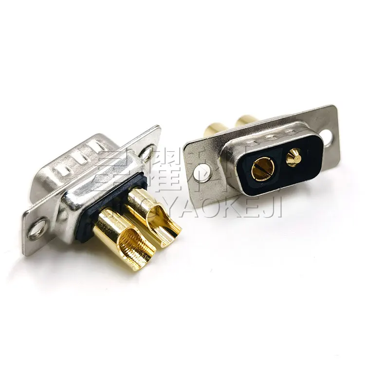 Wire type 2V2 male head High current D-SUB connector High quality 2 core mixed power supply D-SUB connector