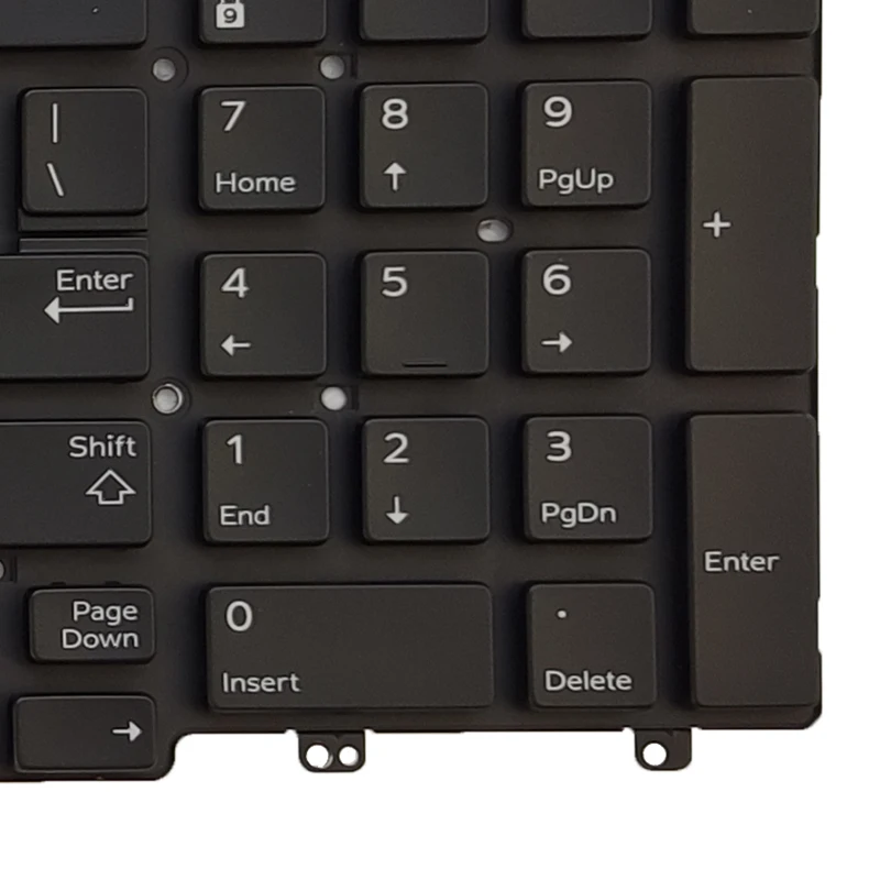 Imagem -04 - Teclado do Portátil para Dell Precision 7530 7540 157530 5510 M7530 E7530 7730 7740 0266yw 266yw Retroiluminado Teclado Inglês Novo us ru