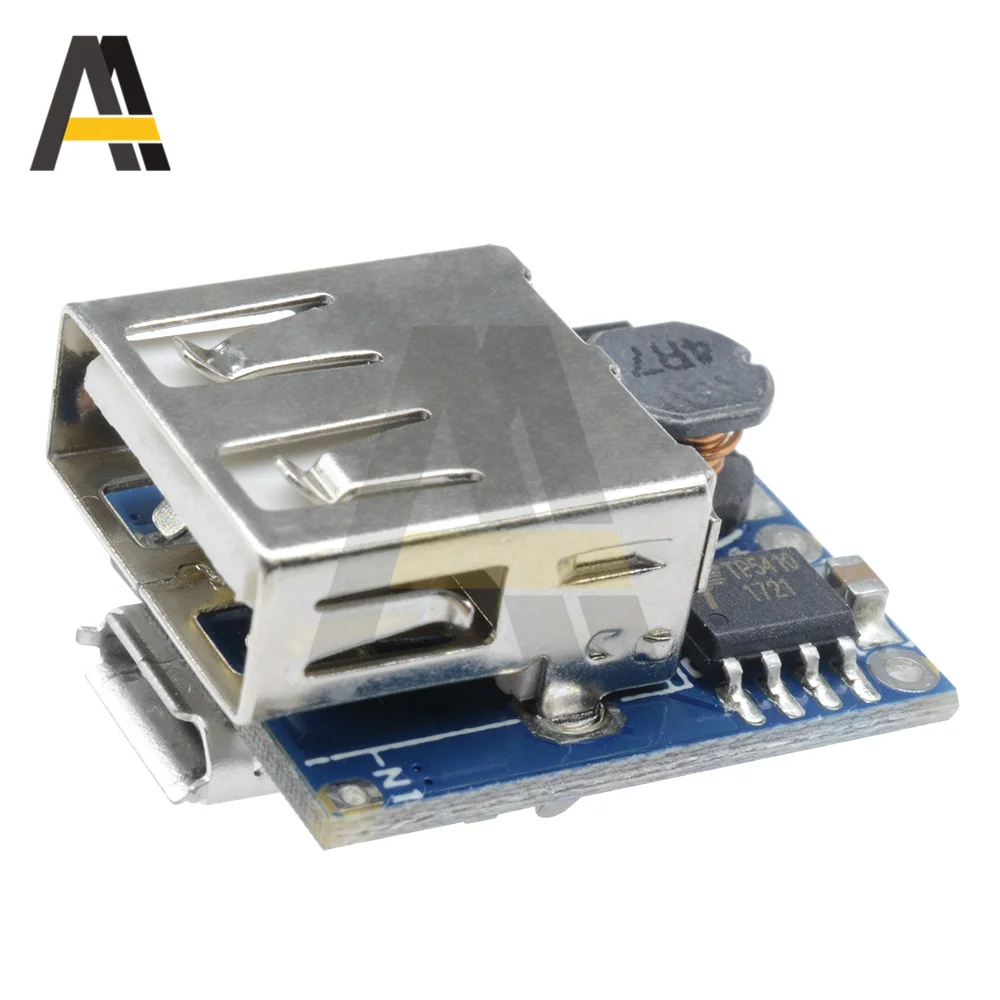 Lithium Battery Charge Discharge Boost Module Type-C / Micro USB 3.7V 5V 1A 2A Boost Converter Step-Up Power Board