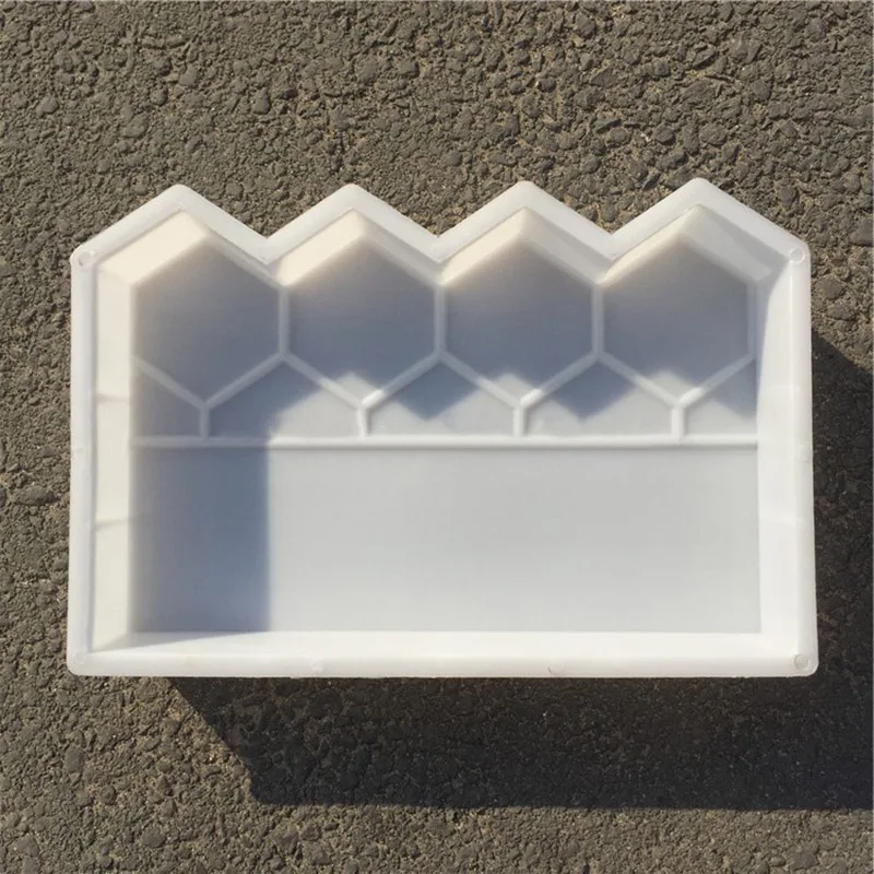 Recinzione da giardino in pietra di cemento strada letto di fiori decorazione fai da te pavimenta fare plastica riutilizzabile antico stampo in