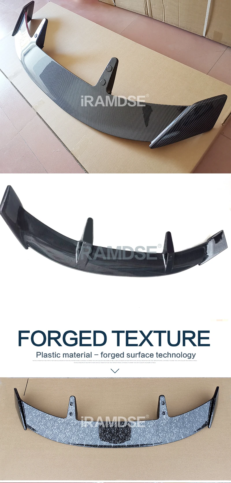 INGO NOAK Tuning Front Spoiler Sword Lip – ABS Plastic, Matte Black, For Renault Megane 4 GT / GT-Line, ABE Certified, Made In Germany