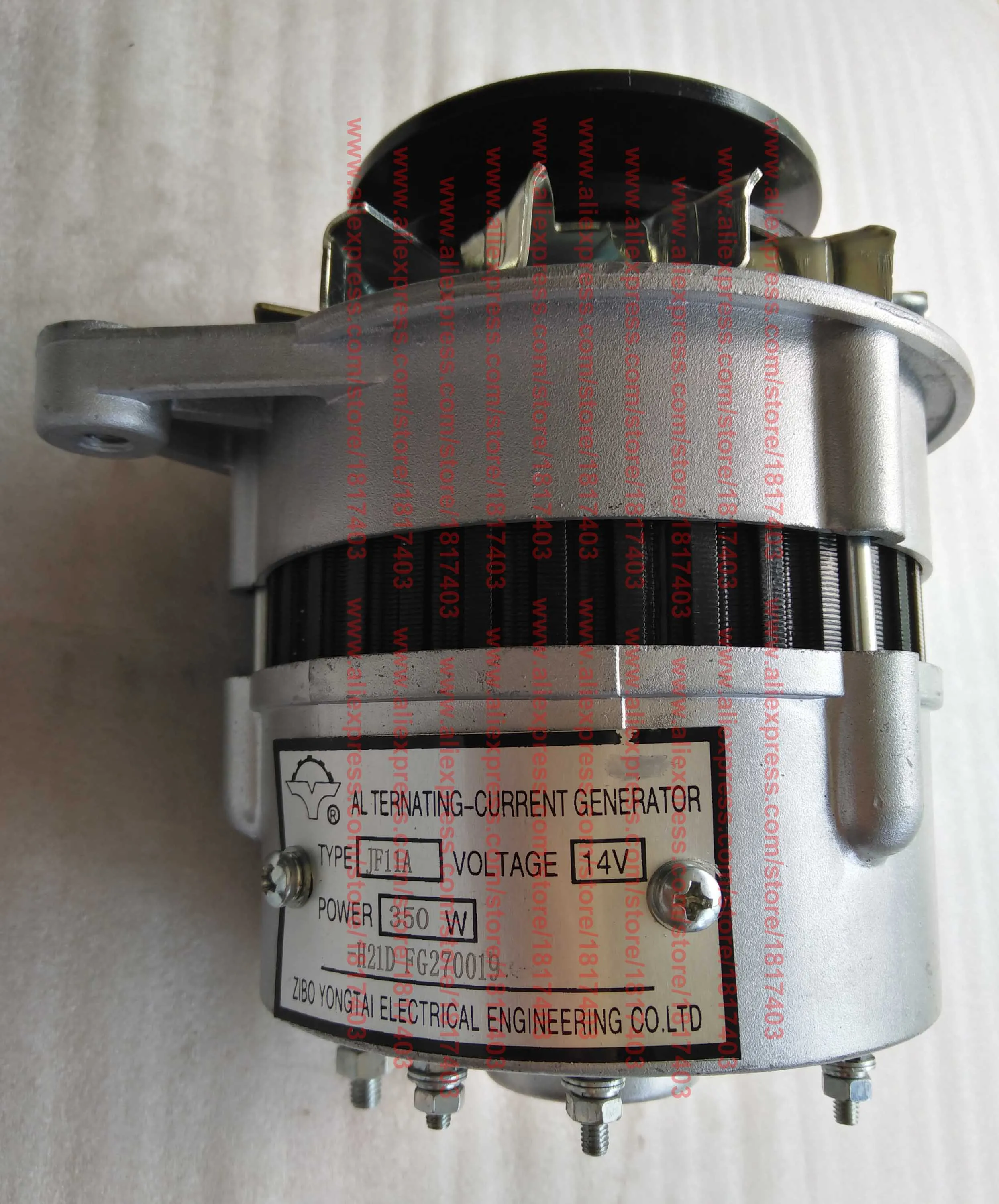 JF11A Alternator, Jiangsu Xichai SIDA Engine parts, SIDA SD4AW3D Engine (SD4AW30, AW26DT-150B), Xinchai 490B of Hangzhou / Heli