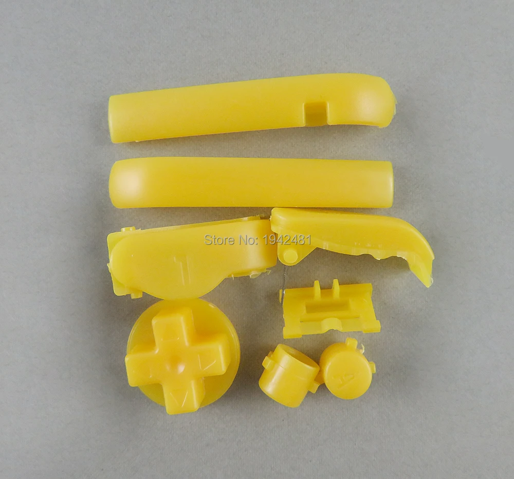 100 set multicolori PER GBA D Pad Pulsanti di accensione OFF per Gameboy Advance ABRL Pulsanti Telaio per pulsanti GBA