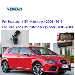 CCD Rear View Camera for Seat Leon (1P1) Hatchback 2006 - 2013 night view parking camera/CCD license plate camera