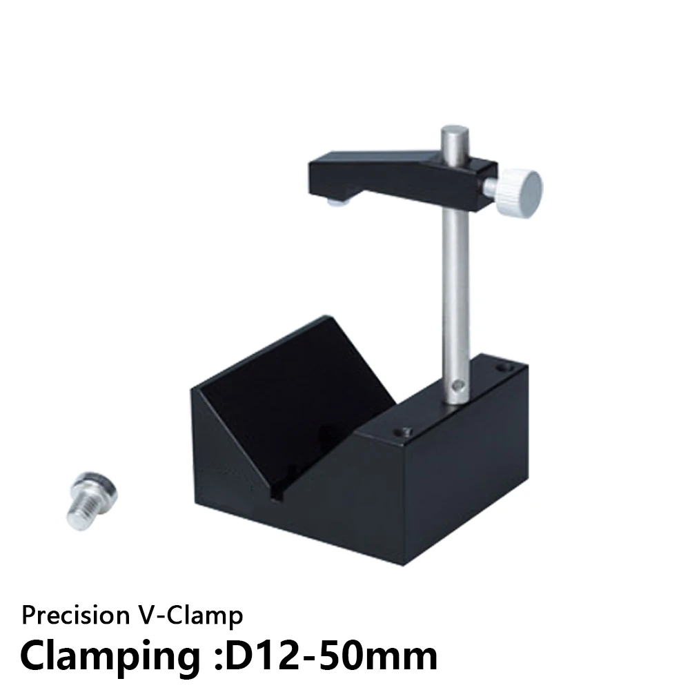 

Optical precision V-clamp Clamping D12-50mm V-shaped adjusting frame Small laser diode optical fiber collimator fixture