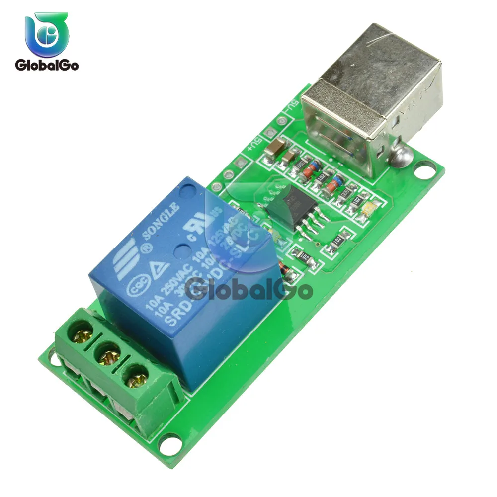 5V 1 Channel USB Relay Module Programmable Computer Control Relay Switch Smart Toy Home