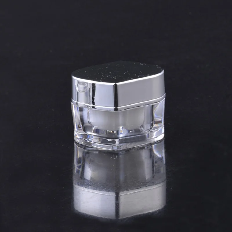 10g gold silver acrylic jar/bottle/pot/tin eye serum/cream/essence/sample test art nail moisture gel skin care cosmetic packing