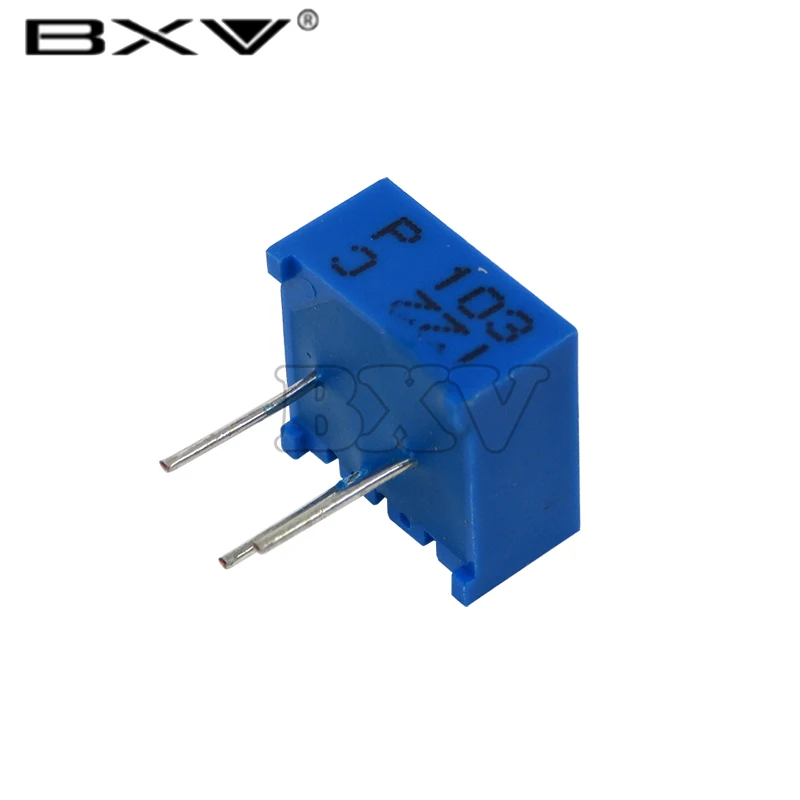 10PCS 3386P Potentiometer Precision Adjustable Resistance 100 200 500 Ohm 1K 2K 5K 10K 20K 50K 100K 200K 500K 1M Ohm 103