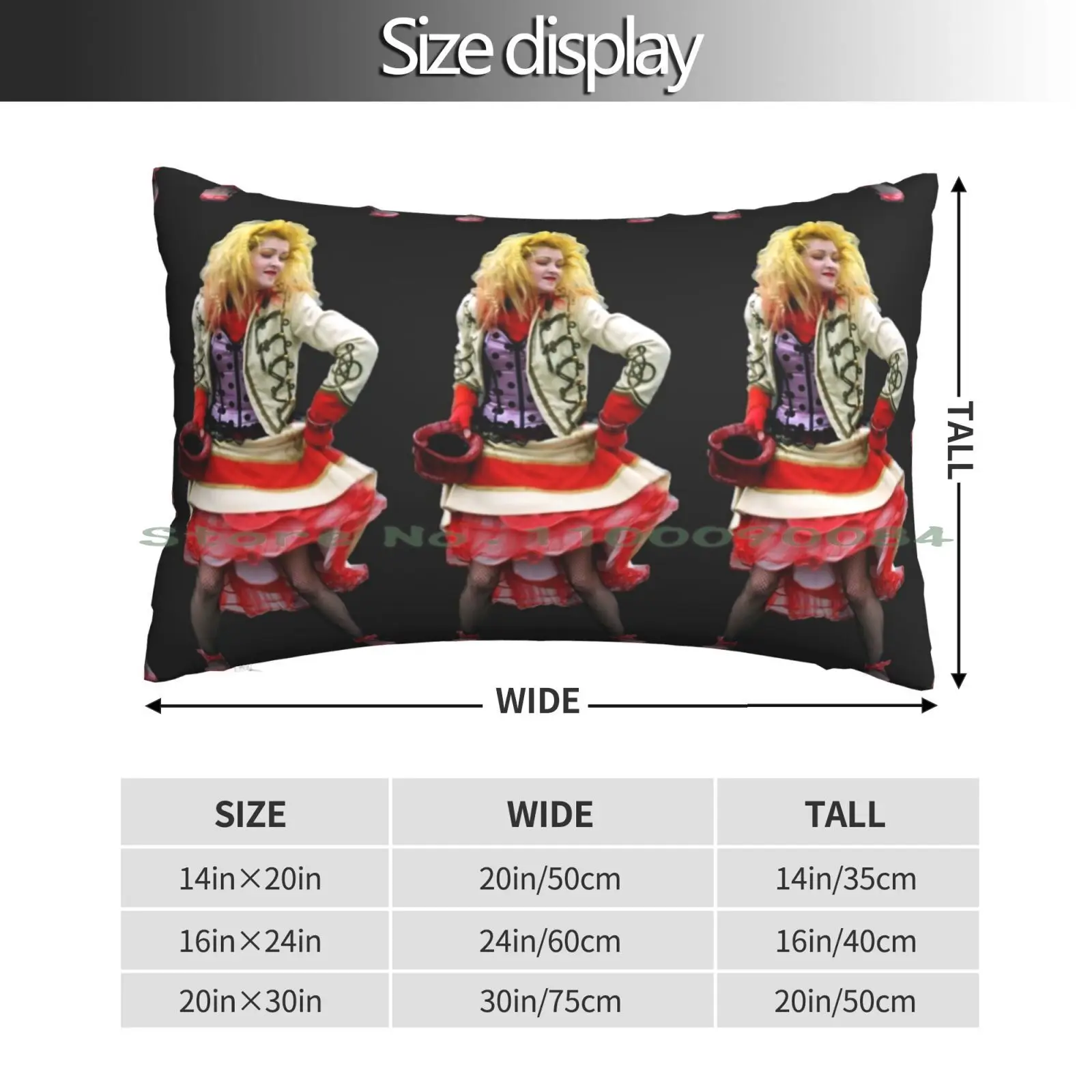 She's So Unusual Pillow Case 20x30 50*75 Sofa Bedroom Cyndi Lauper Shes So Unusual 80s Girls Just Wanna Have Fun Time After