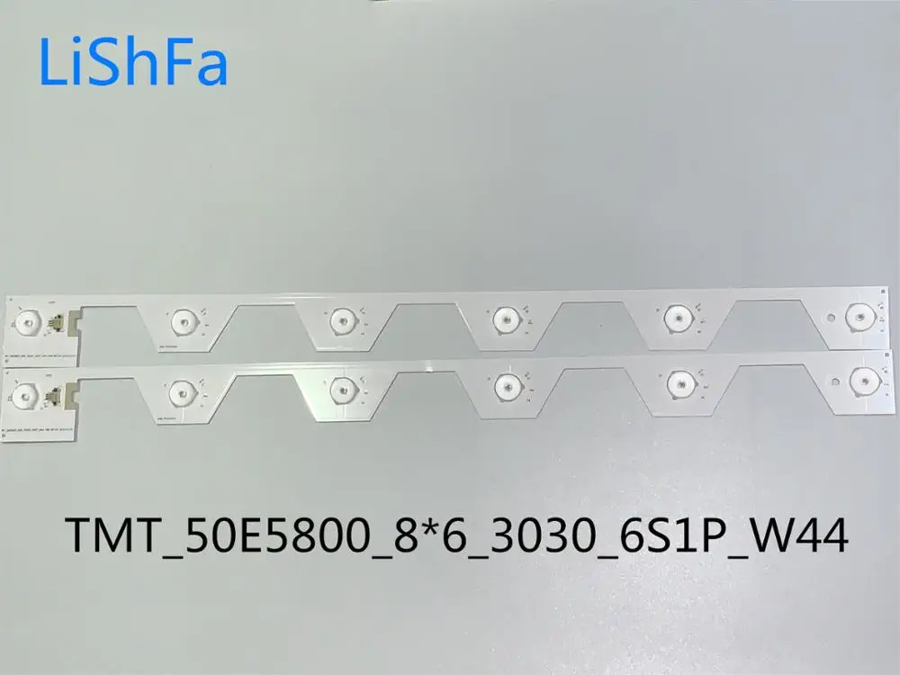 

8PCS/ Backlight strip 6 lamp For TCL U50S6806S L50E5800A LVU500NDEL SW-4C-LB5006-YH2 4C-LB5006-HR2 LB5005 TMT_50E5800_8X6_3030C