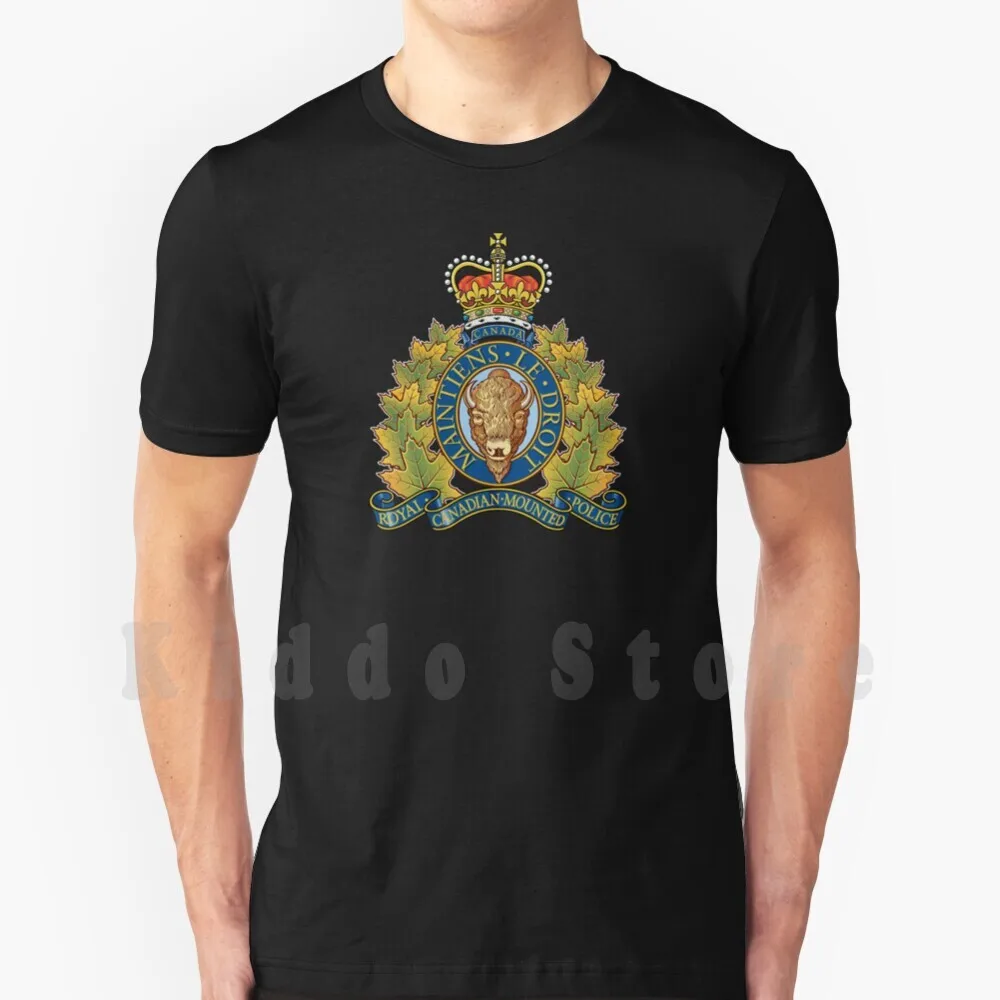 Royal Canadian Mounted Police Rcmp T Shirt Cotton Men DIY Print Cool Tee Enigmaticone Police Canada Force Mountie Rcmp