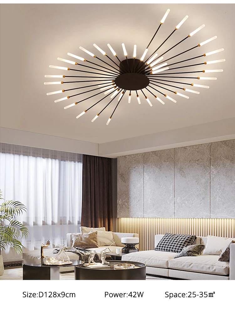 QIYIMEI Modern Ceiling Lights LED Luster Indoor Lighting For Bedroom Hall Living Kids Room Acrylic Lamps Fixture Frame 175-260V