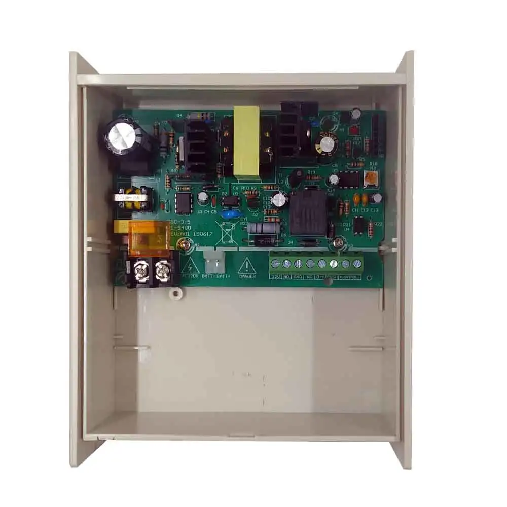 Access Control  Power Supply 100~220V input DC 12V 5A output Power Supply with Backup Battery