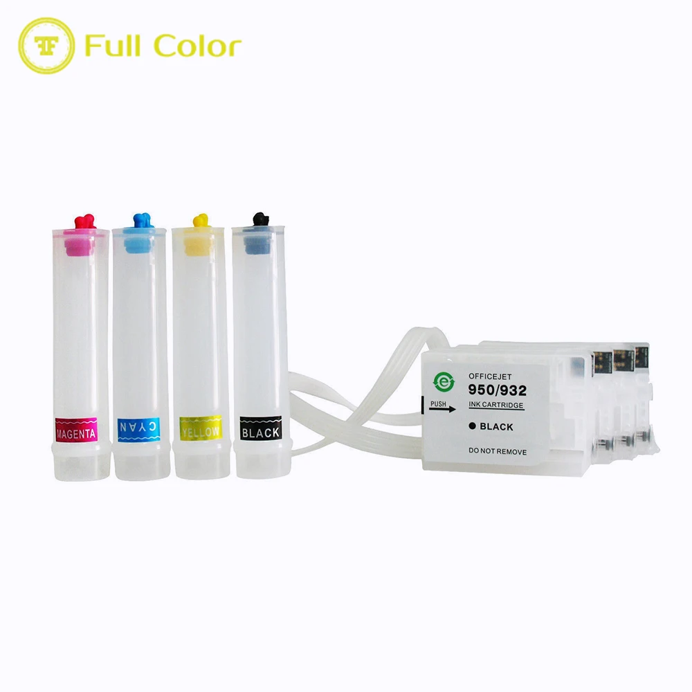 

FULLCOLOR refillable empty ciss with auto reset chip 950 951 for hp 6600 6100 6700 7110 7610 8100 8600 8610 276dw 251dw printer