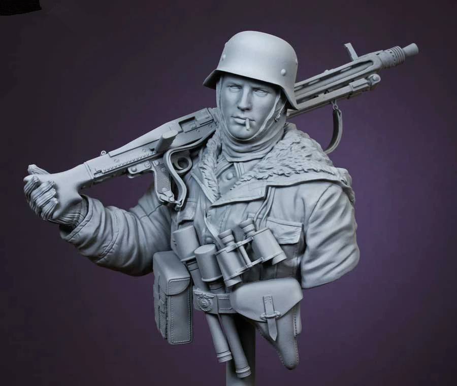 

1/10 Resin Bust model kits WWII Military model Unassambled Unpainted NEW S137