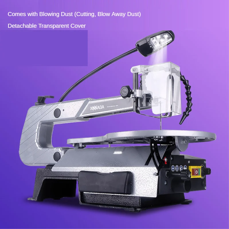 220V Curve Saw Electric Wire Saw Table Drew Saw Board Cutting Machine Woodworking Multi-Functional Small Mini Carved Saw