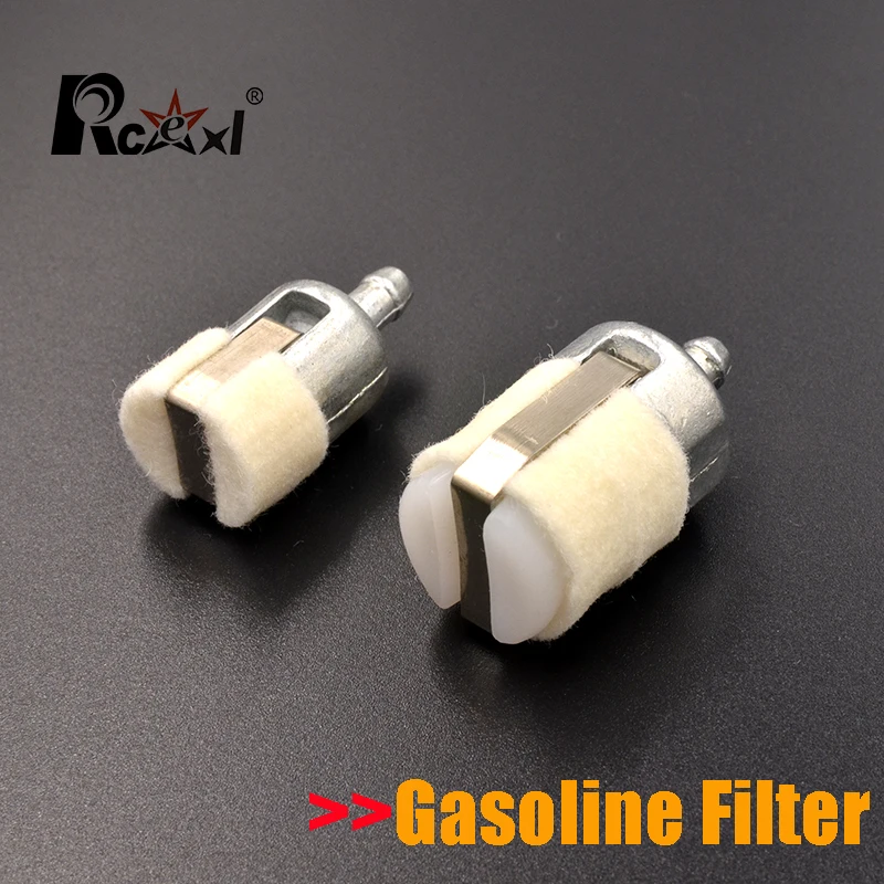 Rcexl Wool Gasoline filter Φ15*22 Φ20*H28 Clunk Style in-tank Fuel Filter for all 1/8\