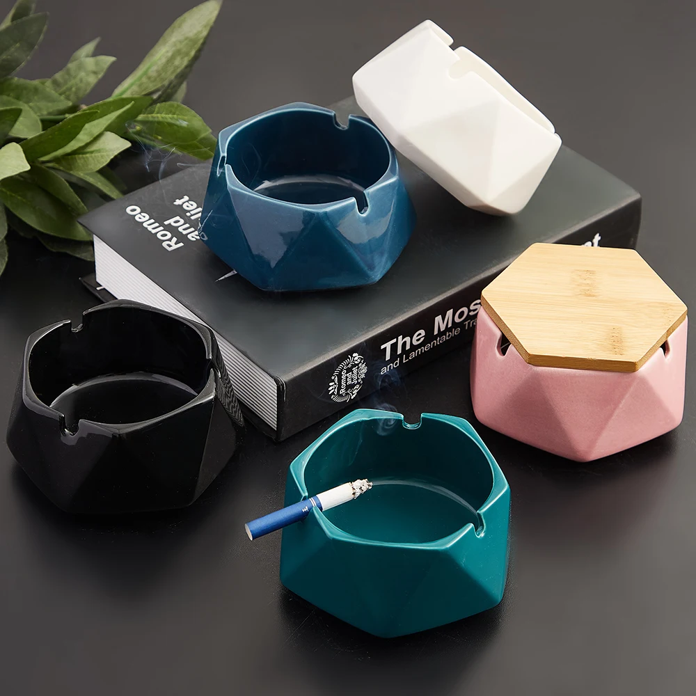 Ashtrays with Lids  Gift for Boyfriend  Portable  Creative Ashtray  Pocket Outdoor  Ash Tray  Mini Ashtray  Ceramic