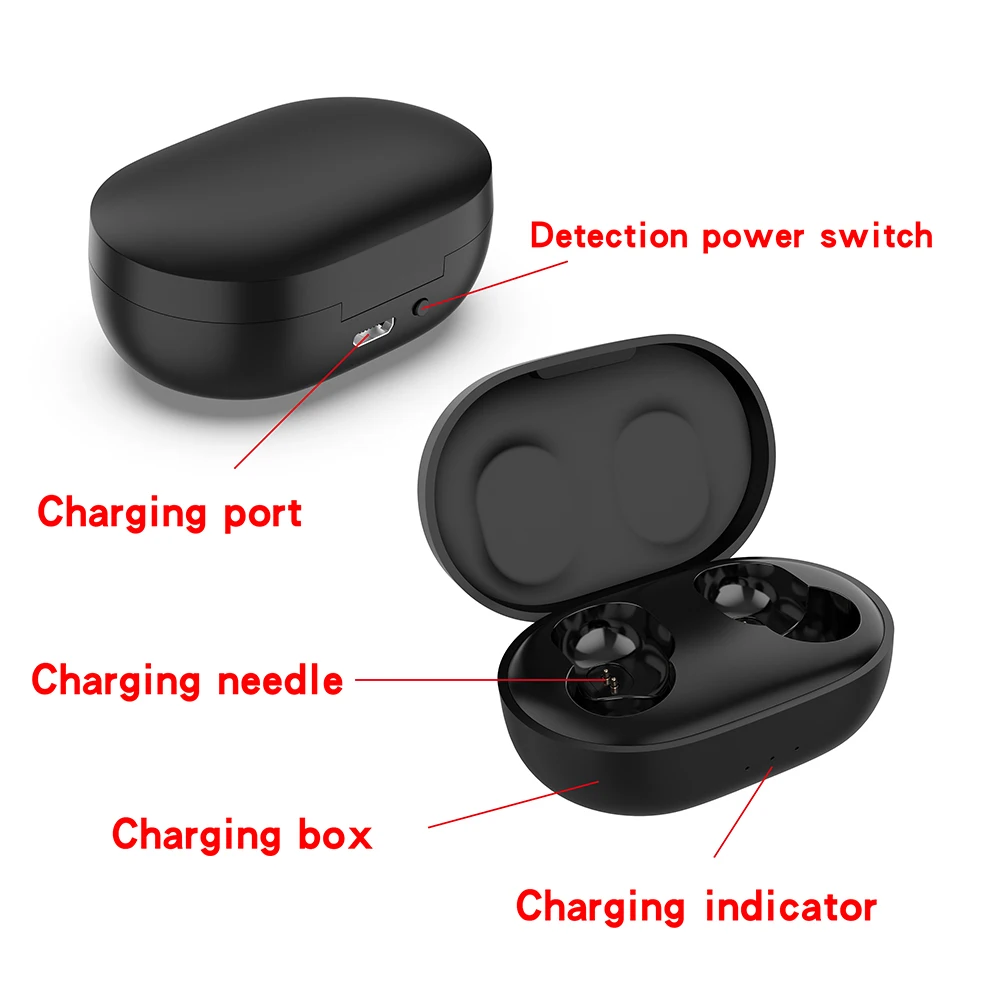 300mAh Charging Case Wireless Earphones USB Charger for Xiaomi Redmi AirDots TWS Earbuds Wireless Earphones Fast Charging Box