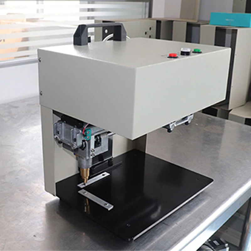 Small nameplate sign aluminum stainless steel automatic electric metal cutting plotter printer pneumatic marking machine