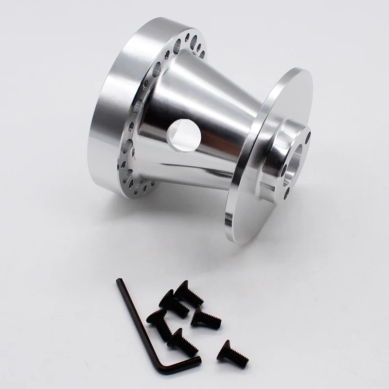 DEFT 6-Hole Racing Steering Wheel Hub Adapter Boss Kit For Mitsubishi Eclipse Galant Lancer Aluminum Steering Wheel Base