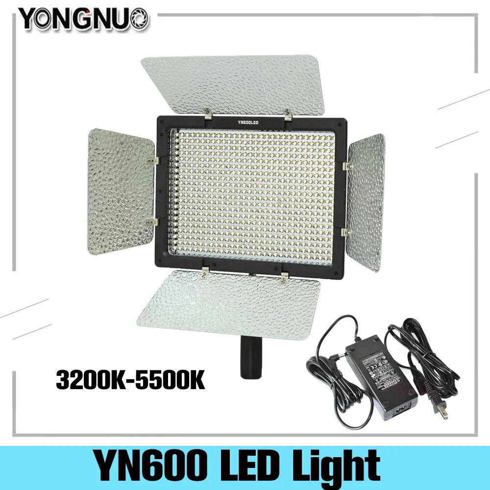 YONGNUO YN600 YN-600 LED Video Light 3200k-5500k/5500k Color