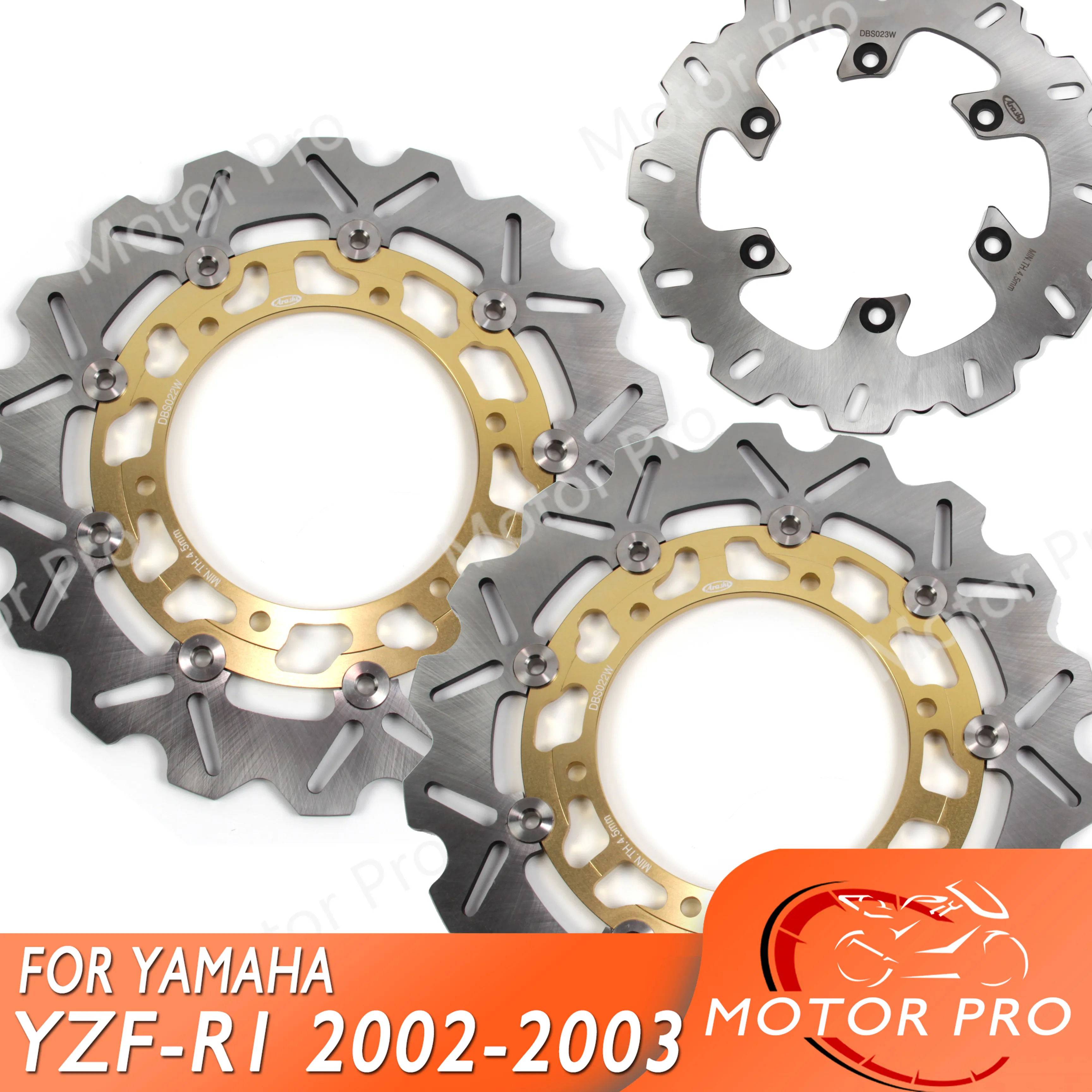 For Yamaha TDM 900 2002 - 2014 Front Rear Brake Disc Disk Rotor Kits TDM900 03 2004 2005 2006 2007 2008 2009 2010 2011 2012 2013