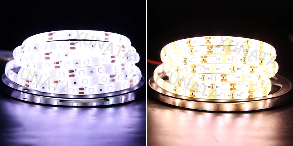 12V 24V Led Strip 5054 2835 5050 60 120 240Leds/m Waterproof Cool/Warm/Natrual White RGB Flexible LED Ribbon Tape Light Lamp 5m