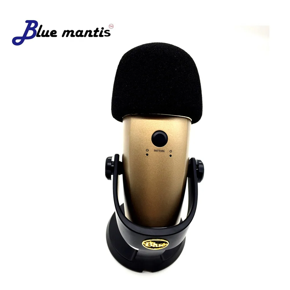 Foam Microphone Windscreen for Blue Yeti Nano condenser microphones- as a pop filter for the microphones Blue Mantis