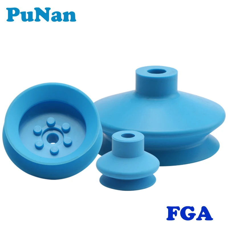 

10pcs Vacuum Pneumatic Components Silicone Sucker FGA-11 14 16 20 22 25 33 43 53 63 78 Blue Rubber Suction Cups