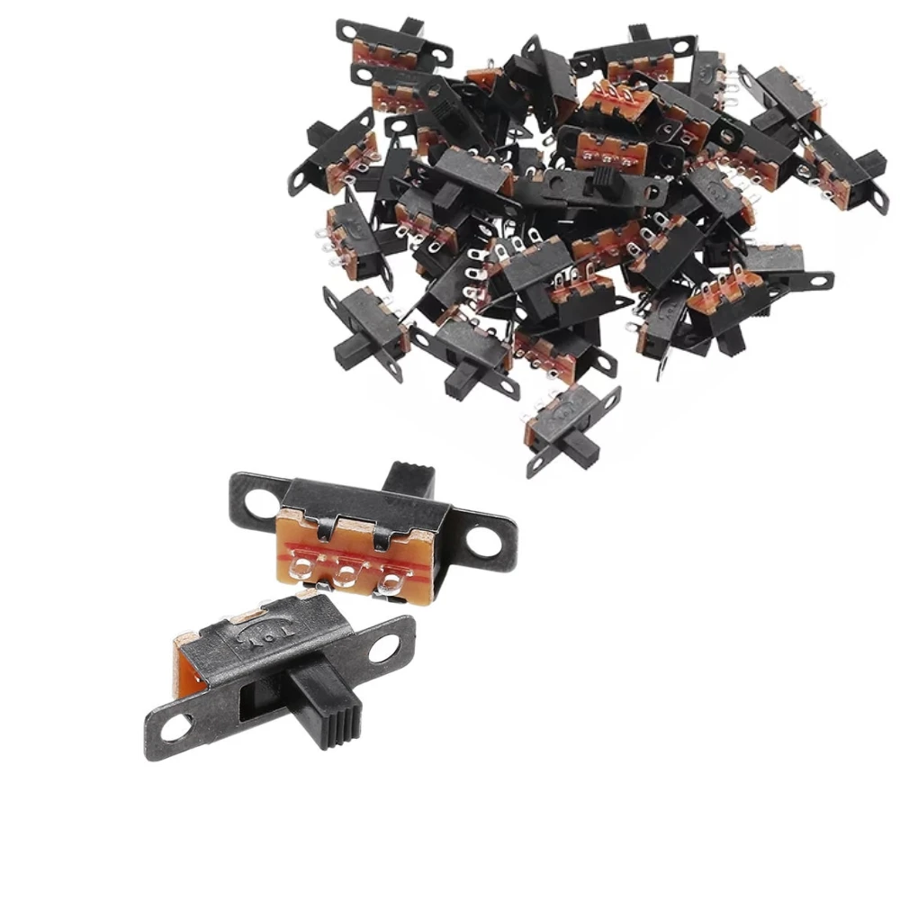 

200 шт. SS12F15VG6 микроползунковый переключатель 3PIN 2 положения 1P2T тумблер включения-выключения ручка высота 6 мм