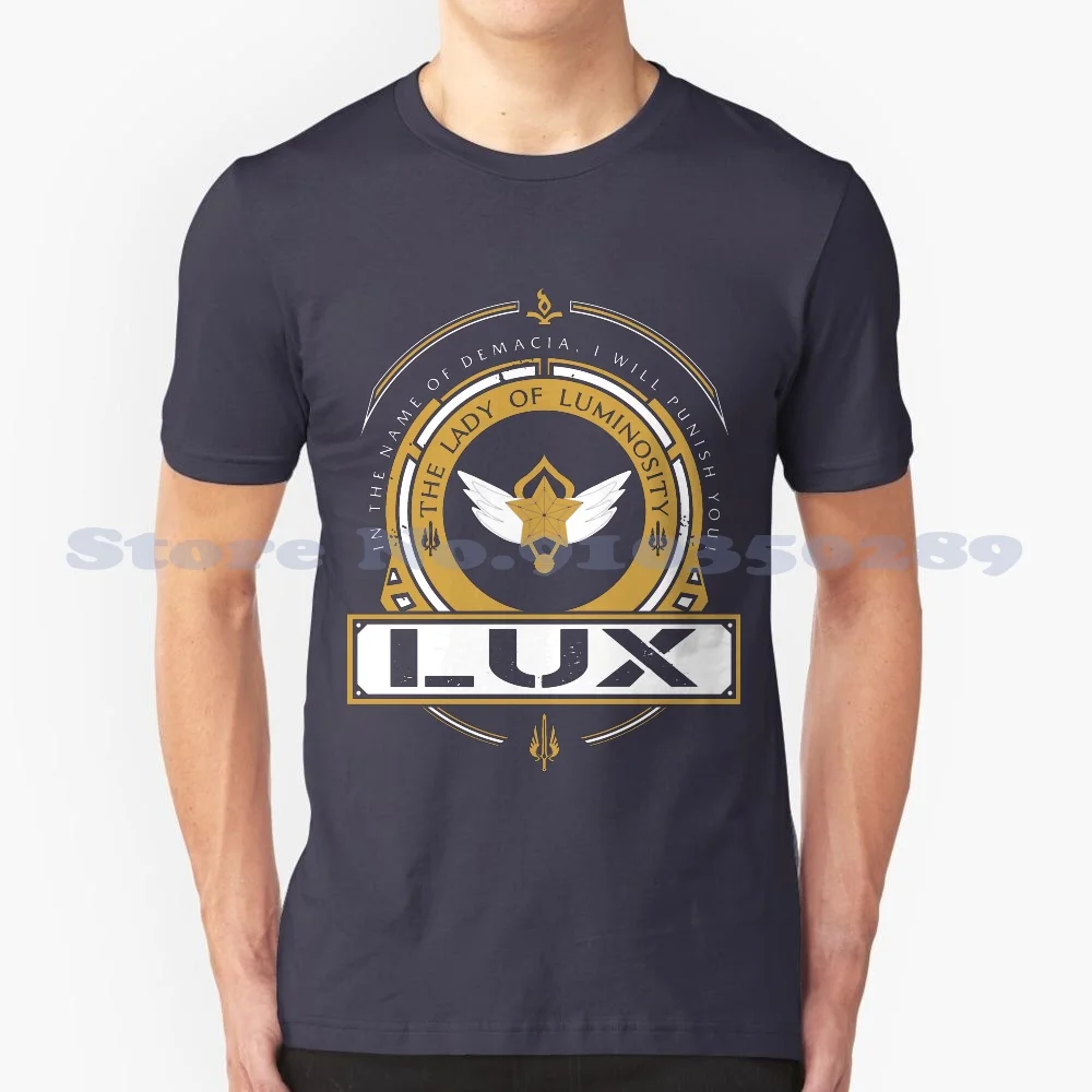 Lux-Limited Edition Custom Funny Hot Sale Tshirt Esports E Sports Esports Ad Carry Middle Lane Support Jungler Top Lane