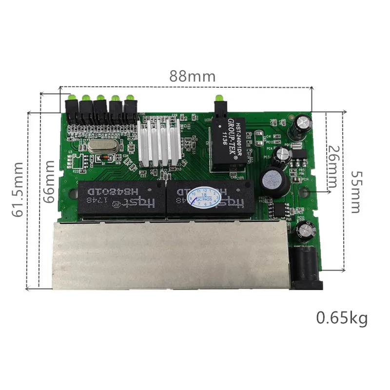 Oem módulo de interruptor ethernet gigabit, 5 portas, mais barato do módulo de interruptores de rede, 10/100/1000mbps, plugue dos eua, ue, combo